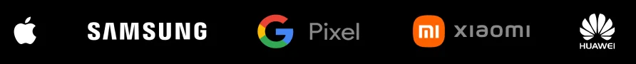 Compatible con Apple, Samsung, Google Pixel, Xiaomi y Huawei